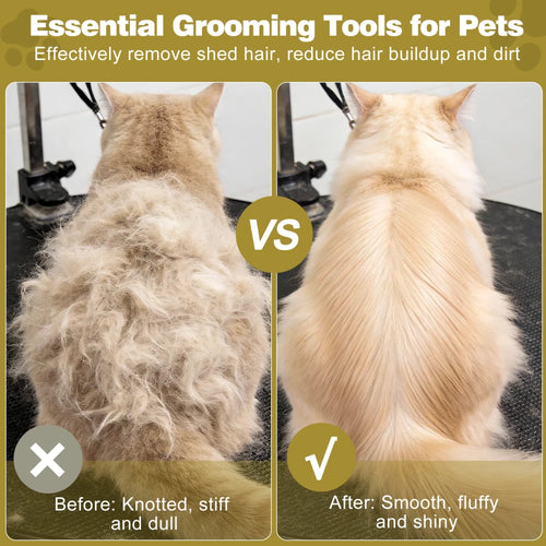 Wooden Deshedding Brush